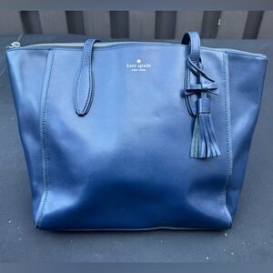kate spade Navy Blue Leather Tote